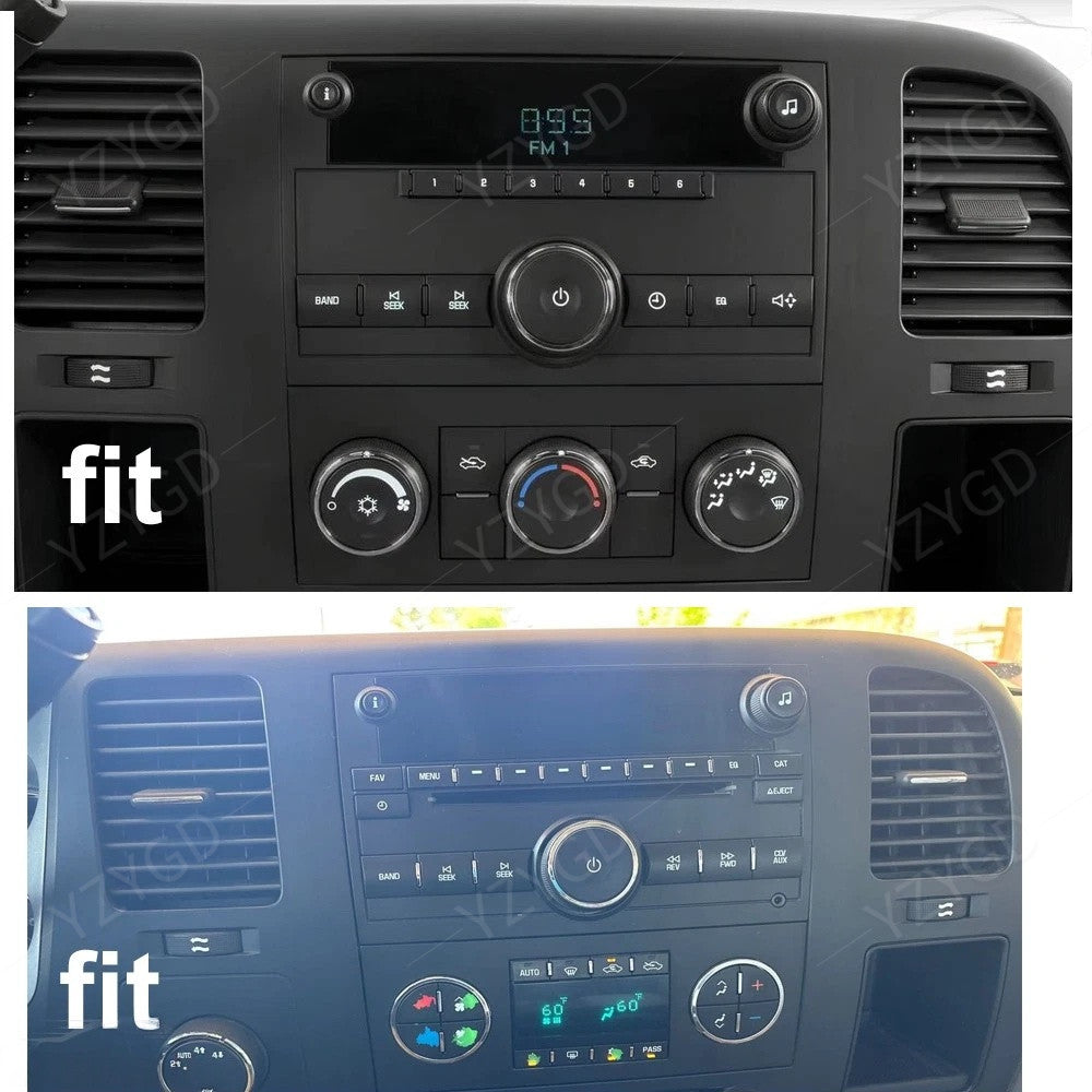Carplay Car Radio for GMC for sierra 1500 2500 3500 2007-2013 Stereo GPS Navi Screen