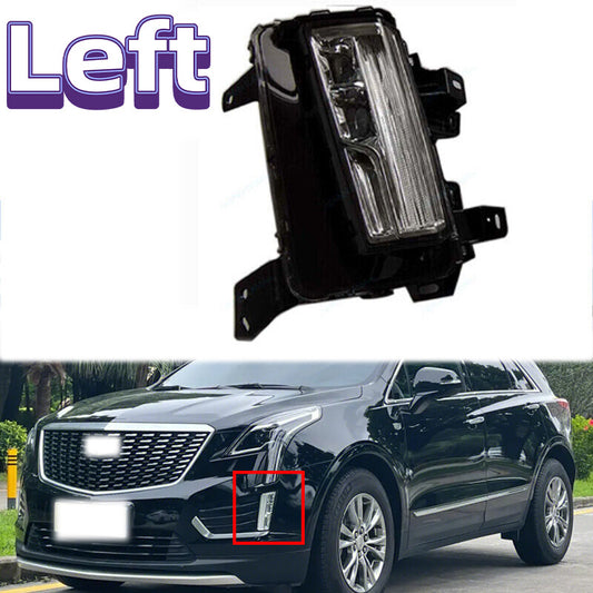 Left Front Fog Lamp Driving Light Assembly LED DRL for Cadillac XT5 2017-2020