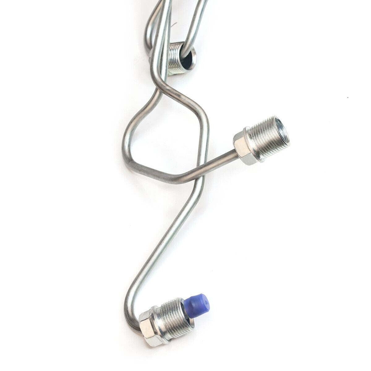 One fuel injection line for engines with VP44 pump, 1998.5-2002, 24 volts, 5.9 liters.