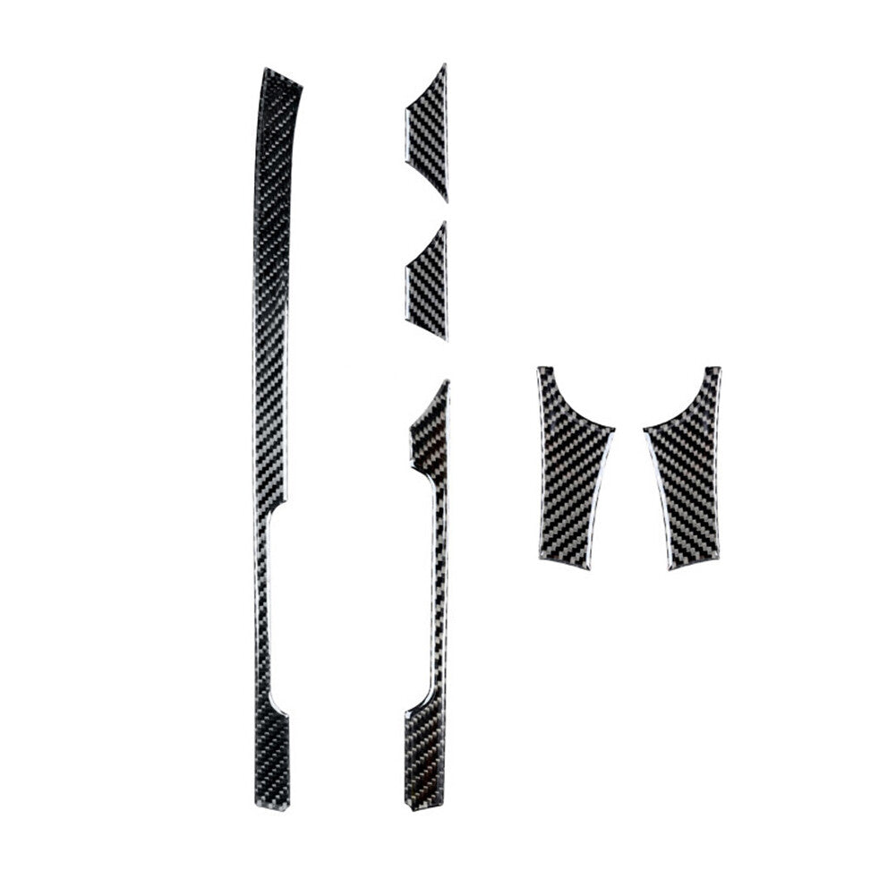 6pcs Carbon Fiber Gear Side Sticker Cover Trim for Toyota Highlander 2008-2013