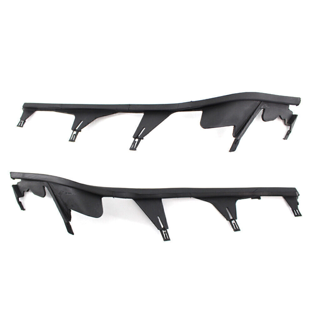 Pair Car Upper Headlight Lamp Cover Strip Trim for BMW 3 Series E46 4 Door 98-01
