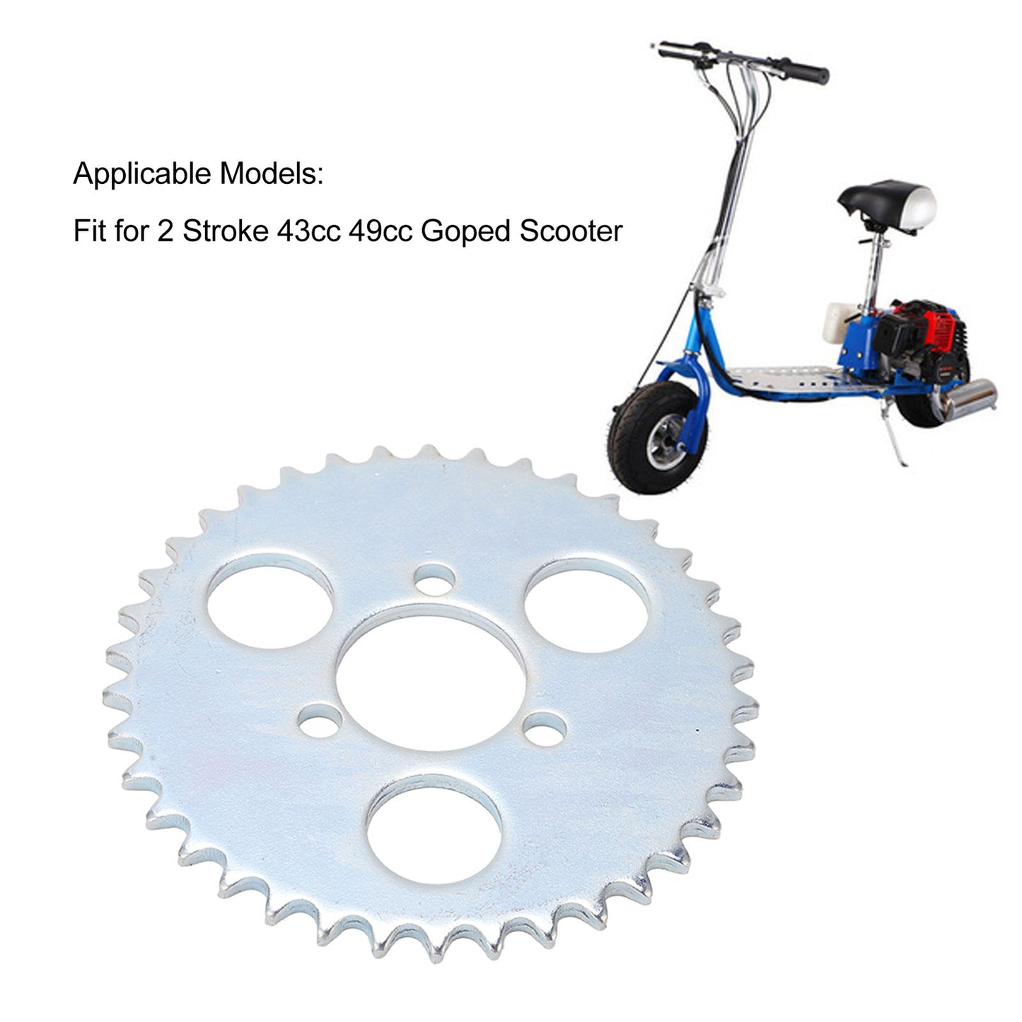 Hot T8F 38T Rear Chain Wheel Sprocket 101mm Diameter Lightweight Portable Parts