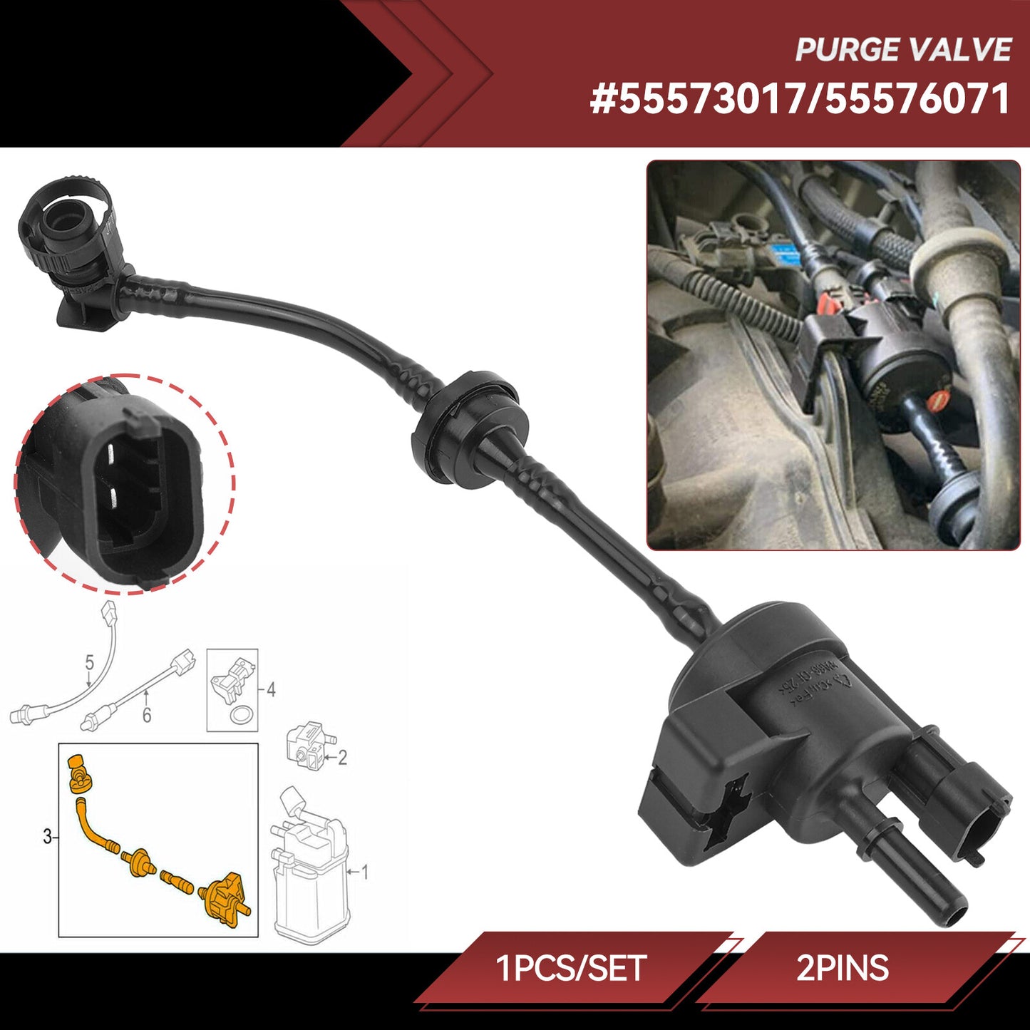 new upstream oxygen (O2) sensor 89467-76010, suitable for 2019-2021 for Lexus UX200 UX250h.