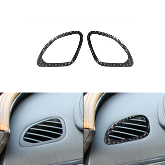 2X Dashboard Air Vent Frame Trim Cover Carbon Fiber for Chevy Impala 2014-2020