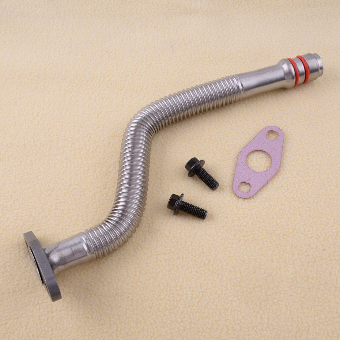 Engine Turbo Oil Return Drain Pipe Tube Kit Fit for Dodge 5.9L Diesel