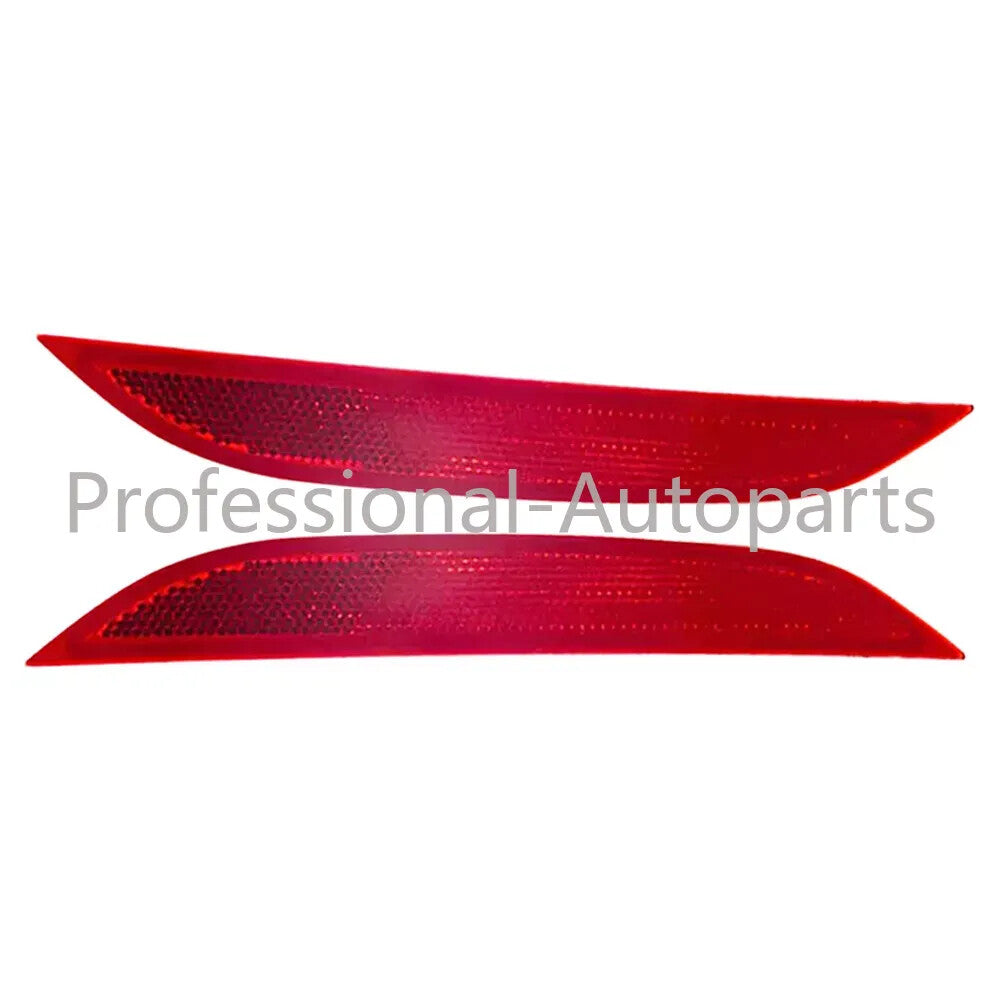 2-piece rear bumper reflector in red for 2018-2023 M5 F90 driver and passenger side