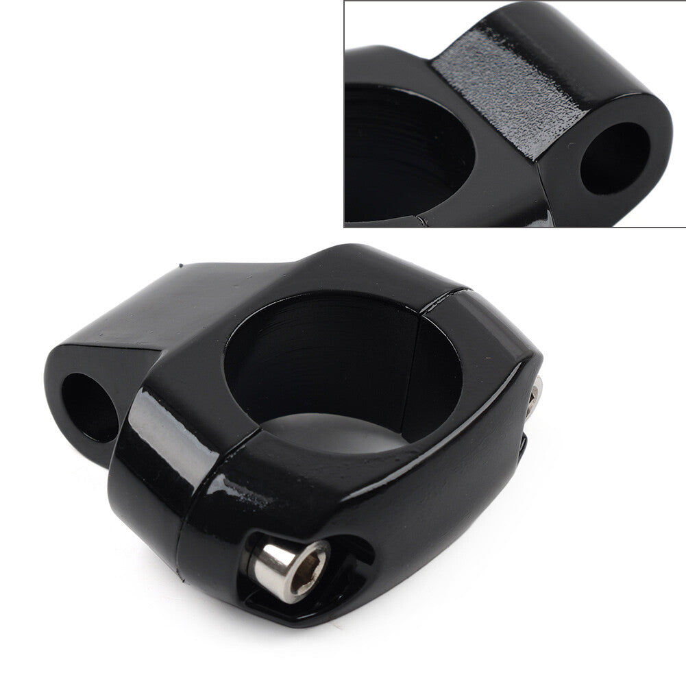 1 Handlebar Mirror Mounting Clamp Holder Bracket for Harley Dyna Fatboy