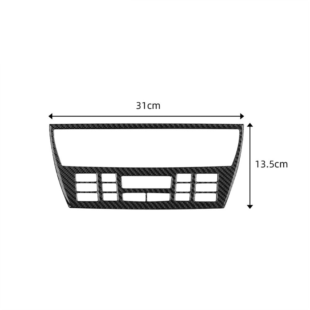 Carbon Fiber Central Control CD Panel Decorative Cover for BMW X3 E83 2004-2010