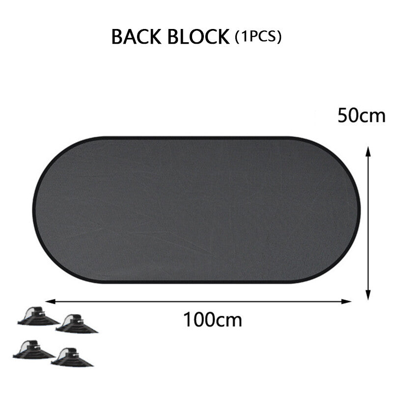 1PC Car Sun Shade Rear Window Screen Sun Shade Mesh Cover Windshield Sunshade