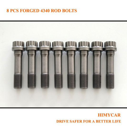 8X Performance Forged 4340 Racing Connecting Rod Bolt Caps 3/8 1.600L