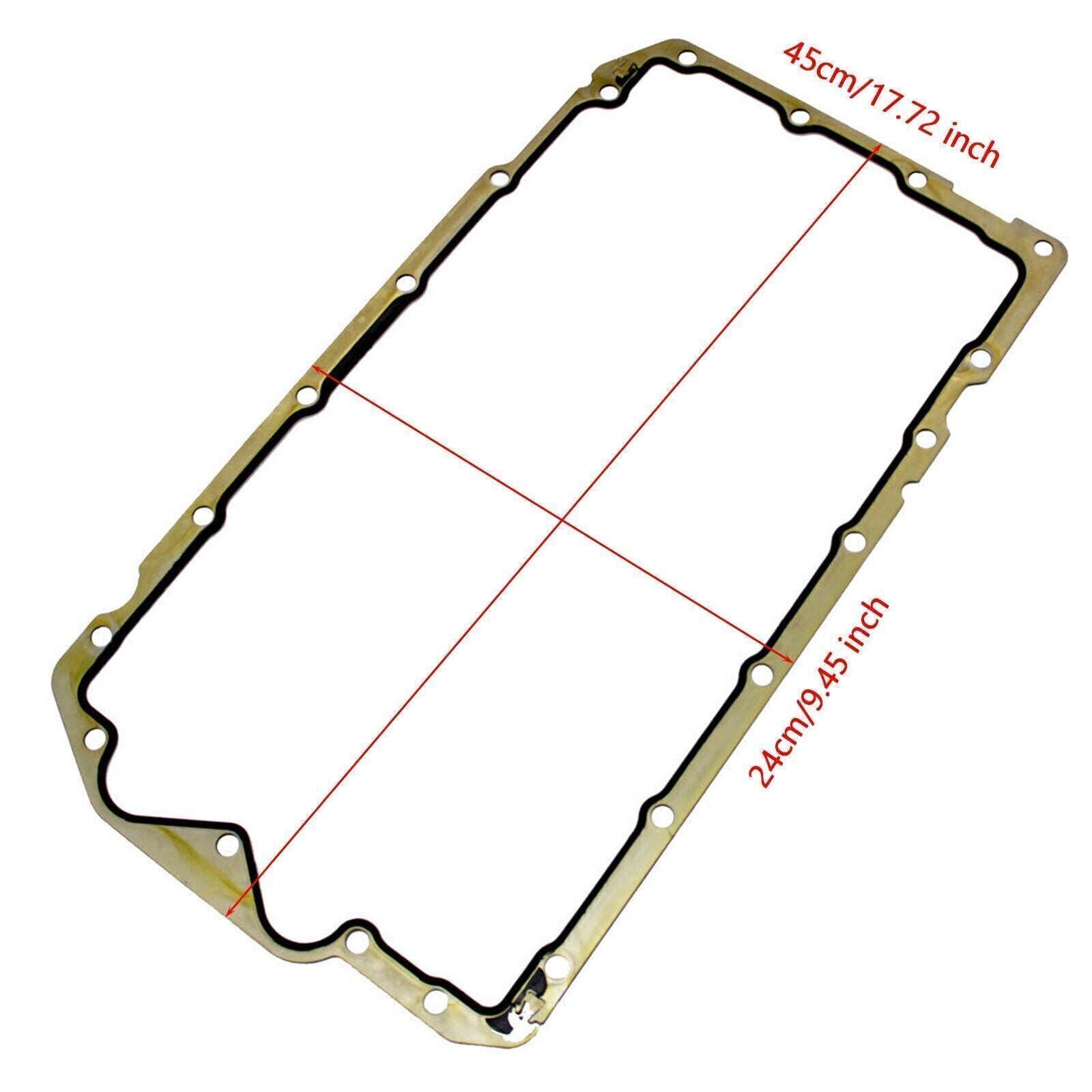 11137511224 Engine Oil Pan Gasket for BMW 120i 2011 Base Hatchback 2-Door 2.0L