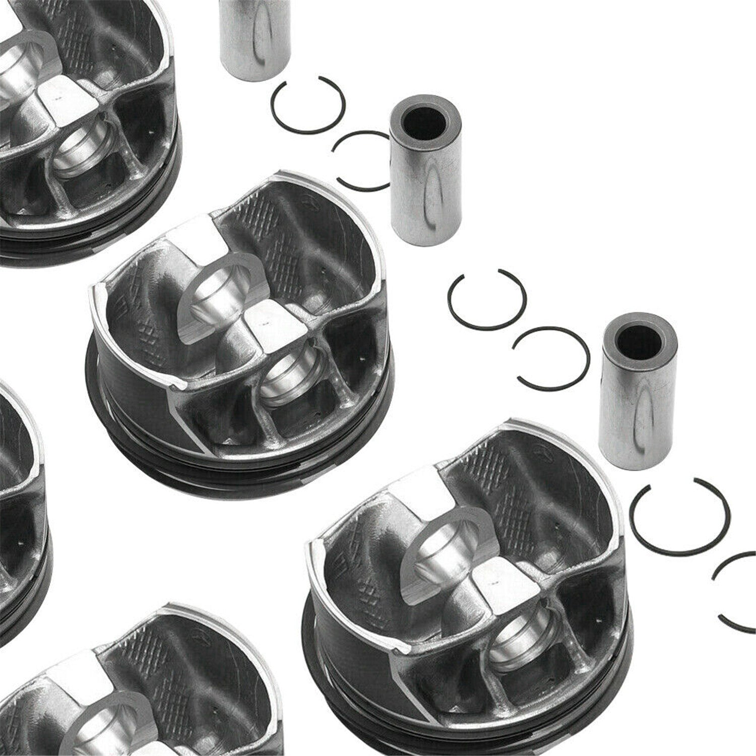6PCS Engine Pistons Rings ¦µ88mm Fit for Mercedes-Benz W212 W205 X166 E400 M276 3.0T