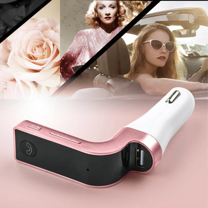 Car Bluetooth 5.0 FM Transmitter USB Charger Handsfree MP3 Modulator Player Kit
