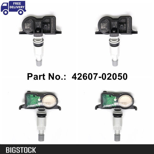 TPMS 42607-02050 433MHz Tire Type Pressure Monitor Sensor PMV-E100 for Toyota