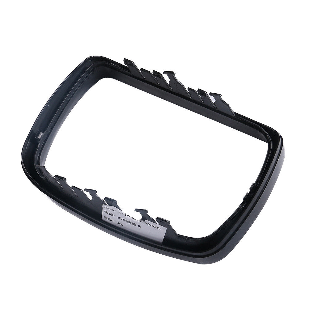 Right Side Mirror Cover Cap Trim Ring Black Replacement for X5 E53 1999-2006