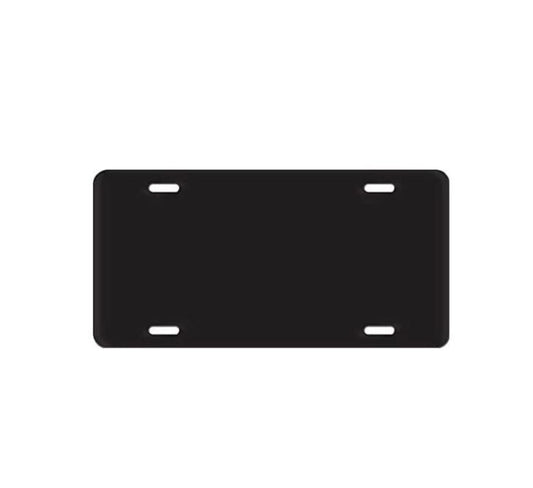 Car license plate cover cap, rear trunk blank, matte black, suitable for Hyundai