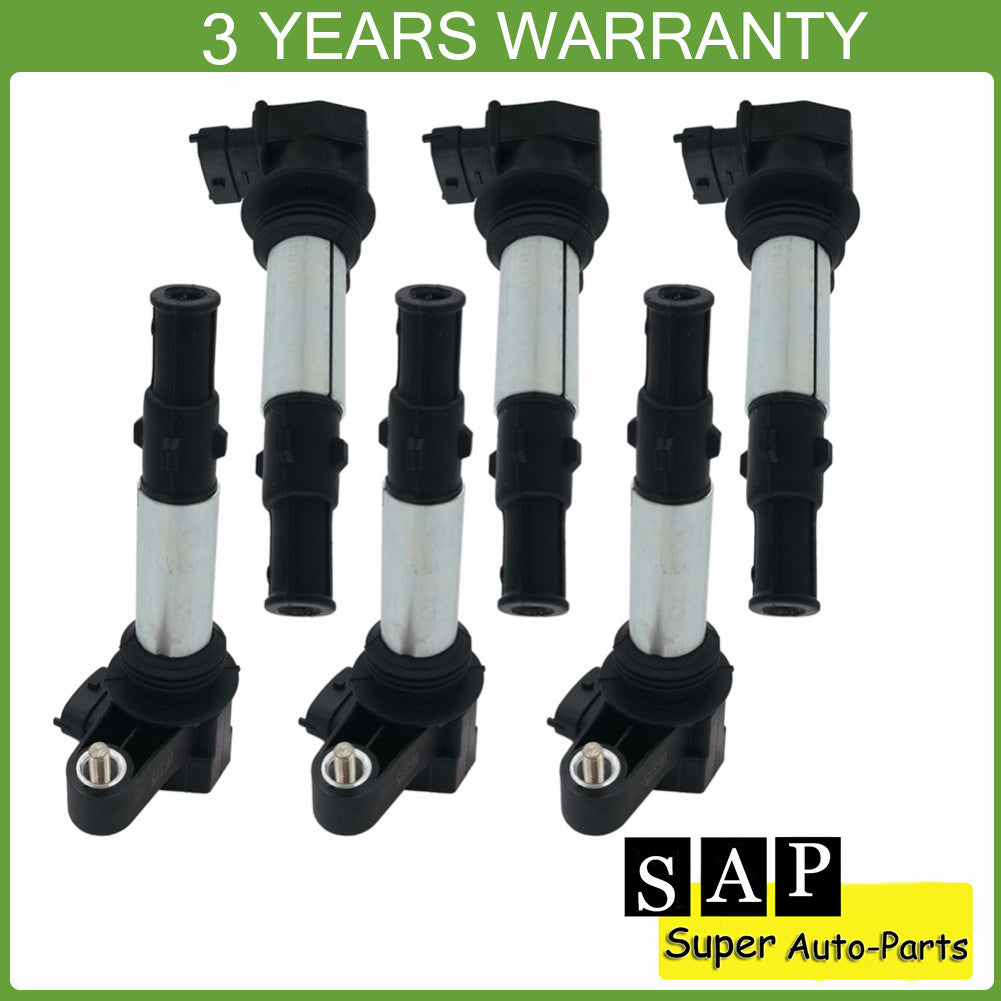 6X Ignition Coil UF375 for Chevrolet Traverse for Cadillac CTS for GMC for Buick for Saab for Saturn