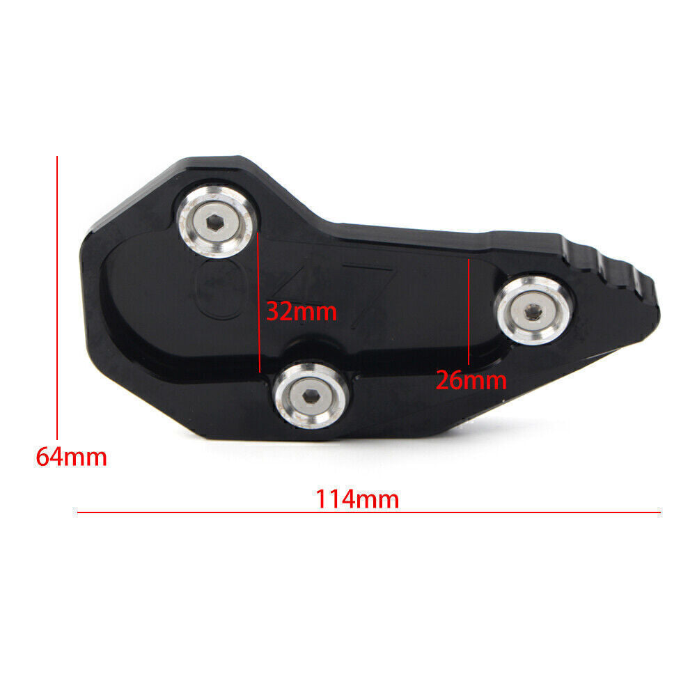 For 1200R R1200RS 2015-16 Kickstand Side Stand Extension Enlarger Pad Aluminium