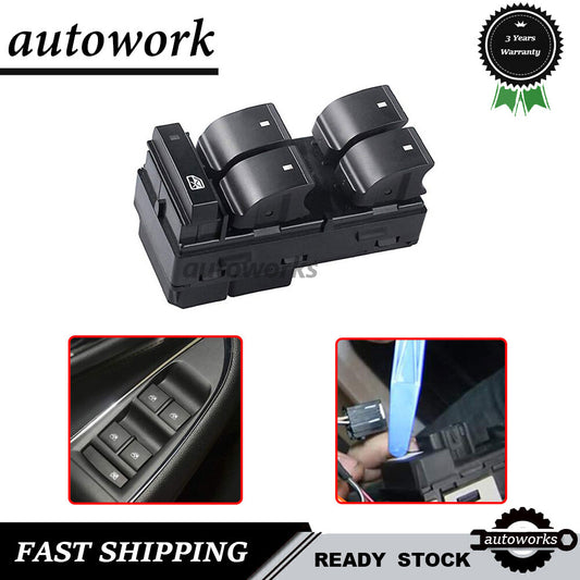 Left Driver Side Window Switch Fits for Chevrolet Silverado 2500 HD 2007-2014