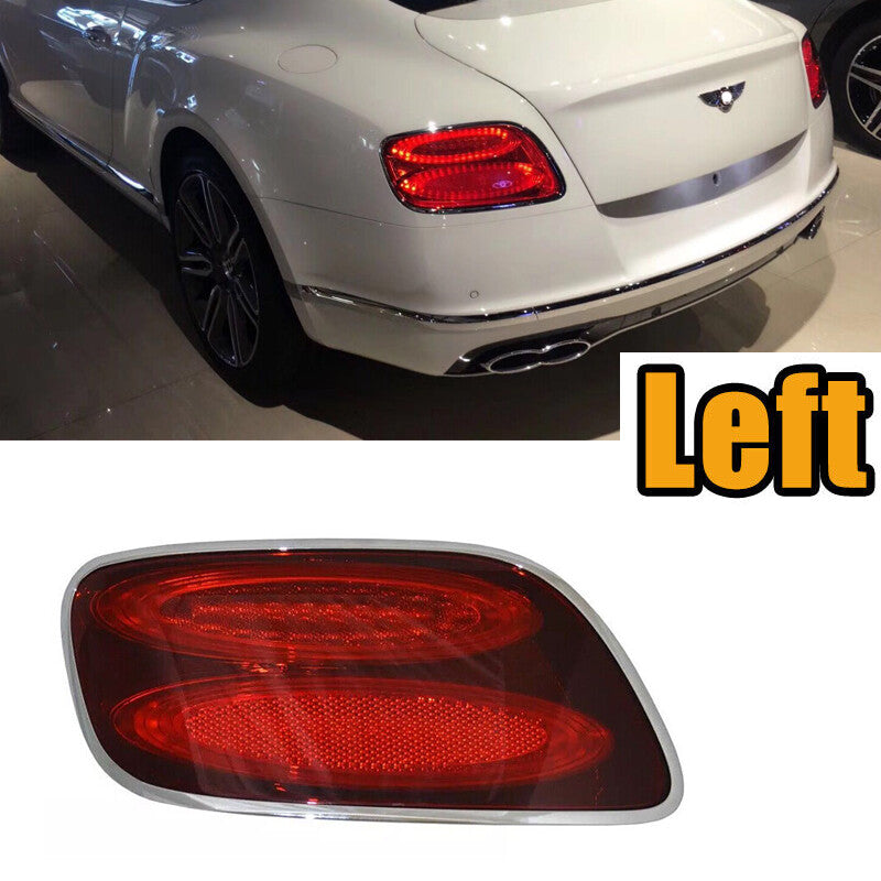 Left for Bentley GT 2012-2017 Left Smoked black Tail Light Assembly