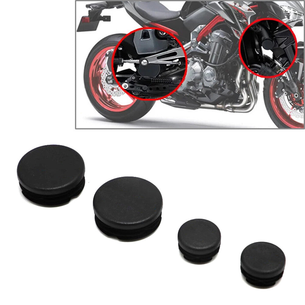 Motorcycle Frame Hole Cover Caps Plug 4PCS for Kawasaki Z900 2017-2022