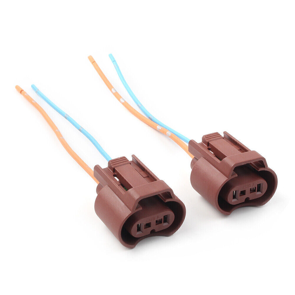 U 9006 HB4 Wire Pigtail Female Two Harness Fog Light Socket Connector Lamp Car