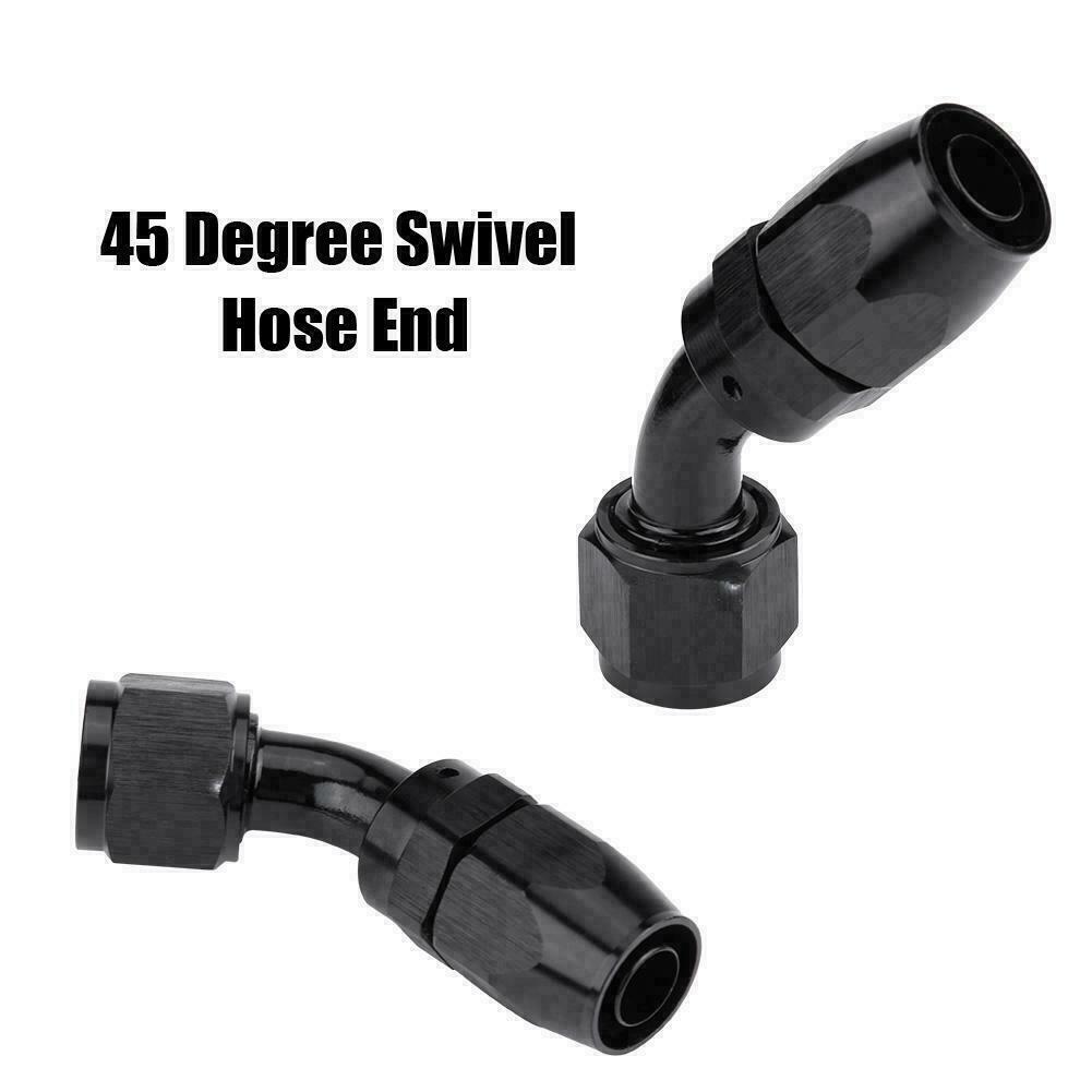 Braided AN10-10AN 3M Oil/Gas/Fuel Hose End Fittings, Hose Separator Clamp Kit