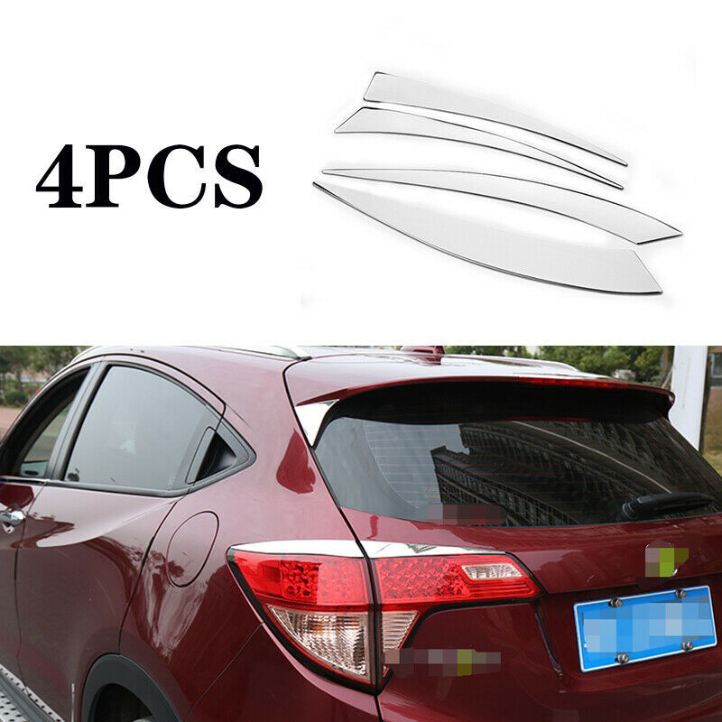 for Honda HR-V 2016-2022 Vezel Chrome Exterior Tail Light Rear Lamp Strips Trim