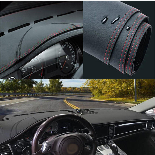 for Porsche Macan 2015-23 PU Leather Dashboard Dash Mat Non-slip DashMat Sun Pad