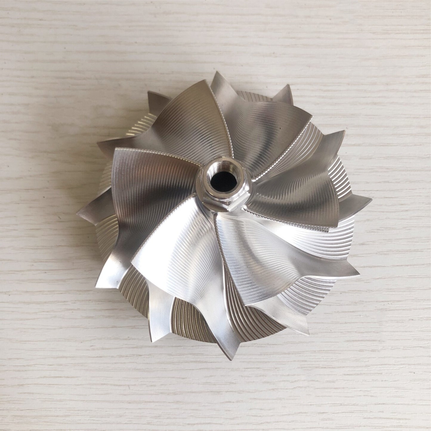HX60 88.70/118.00mm 6+6 insert spot milling performance billet compressor wheel