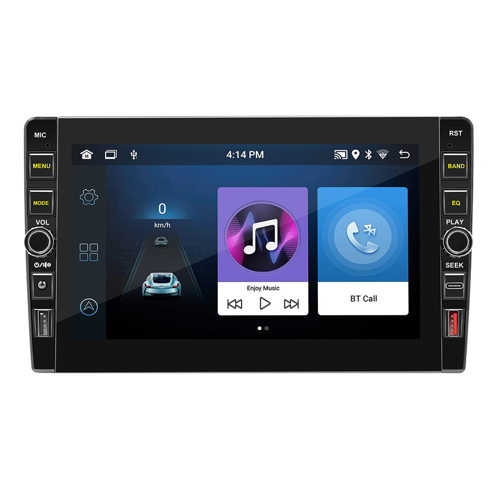 9in Double 2Din Car Stereo Radio Bluetooth For Carplay Android MP5 Player W/Cam