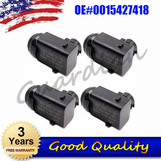 4-pack PDC parking sensors 0015427418 suitable for Mercedes-Benz SLK55, AMG SLK350, SLK300