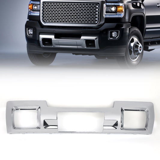 High-definition Chrome front bumper skid plate for 2015-2019 for GMC for Sierra 2500/3500