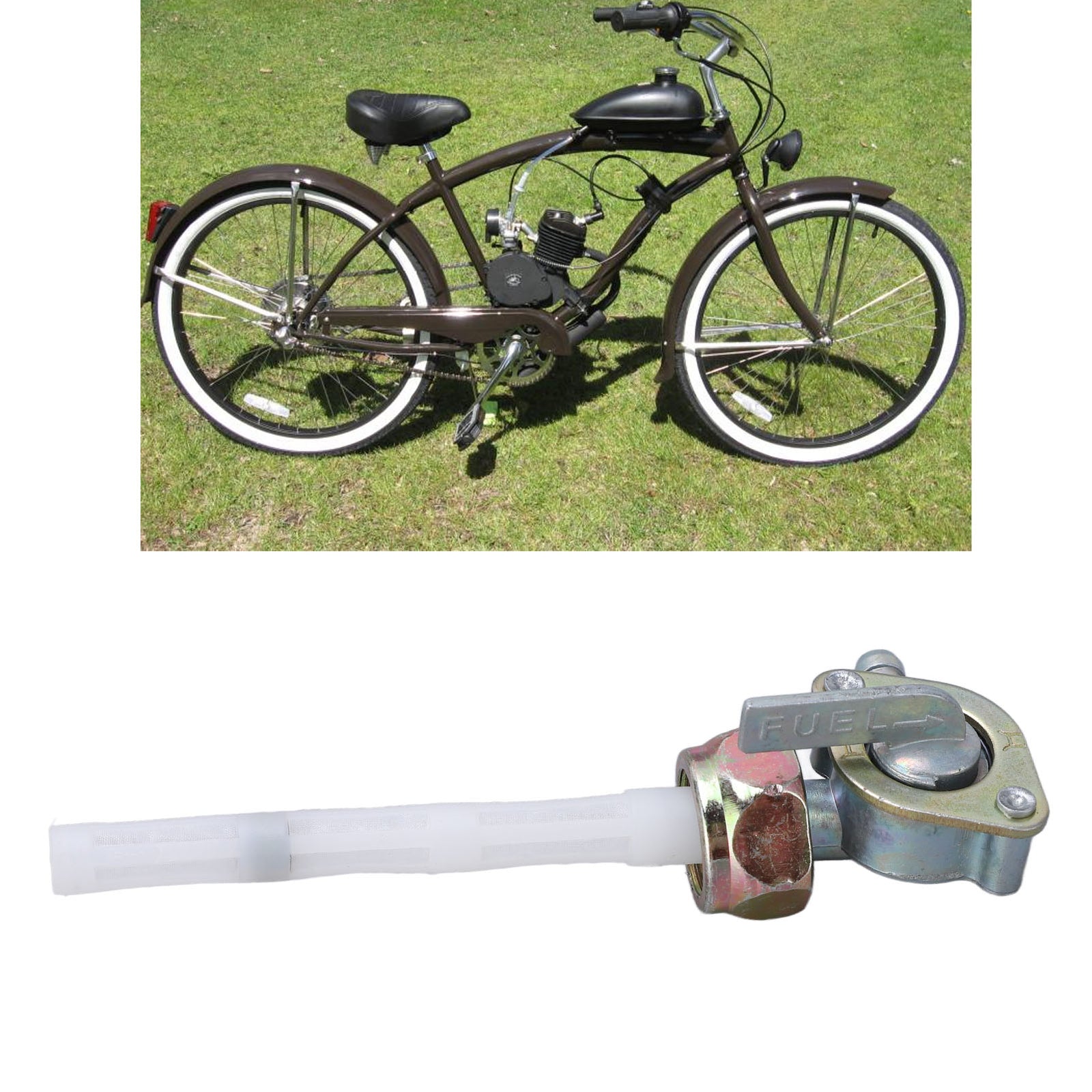 Fuel Tank Petcock Aluminium Alloy Gas Switch Valve Parts For 49 66 50 80