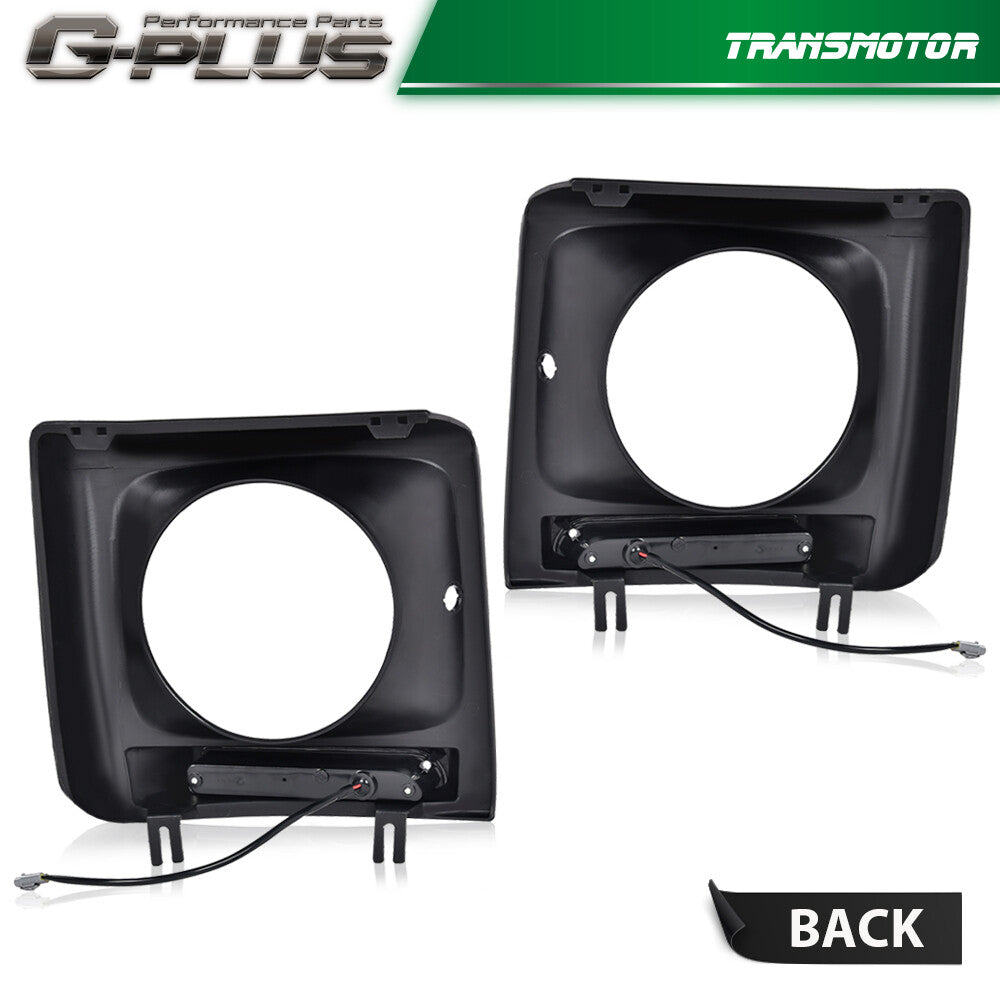 Black White Water G500 LED DRL