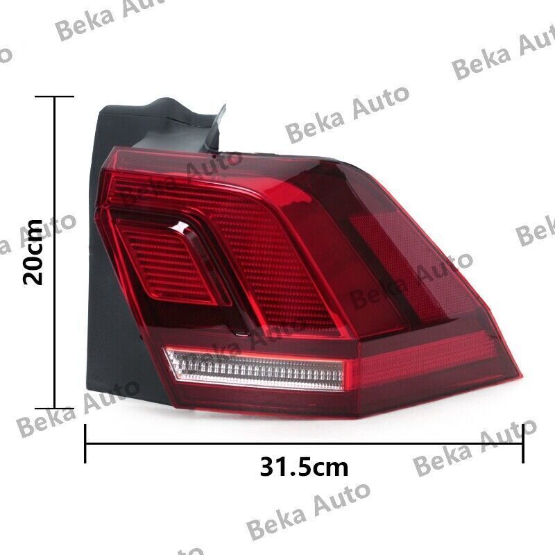 The right-side exterior taillight is applicable to the for Volkswagen for Tiguan 2017, 2018, and 2021 models.