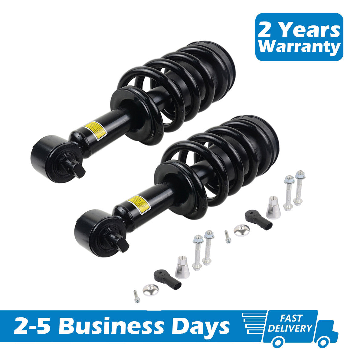 2-piece front shock absorber struts, Assys magnetically bonded, for Chevrolet for Cadillac for Escalade for GMC 07-14