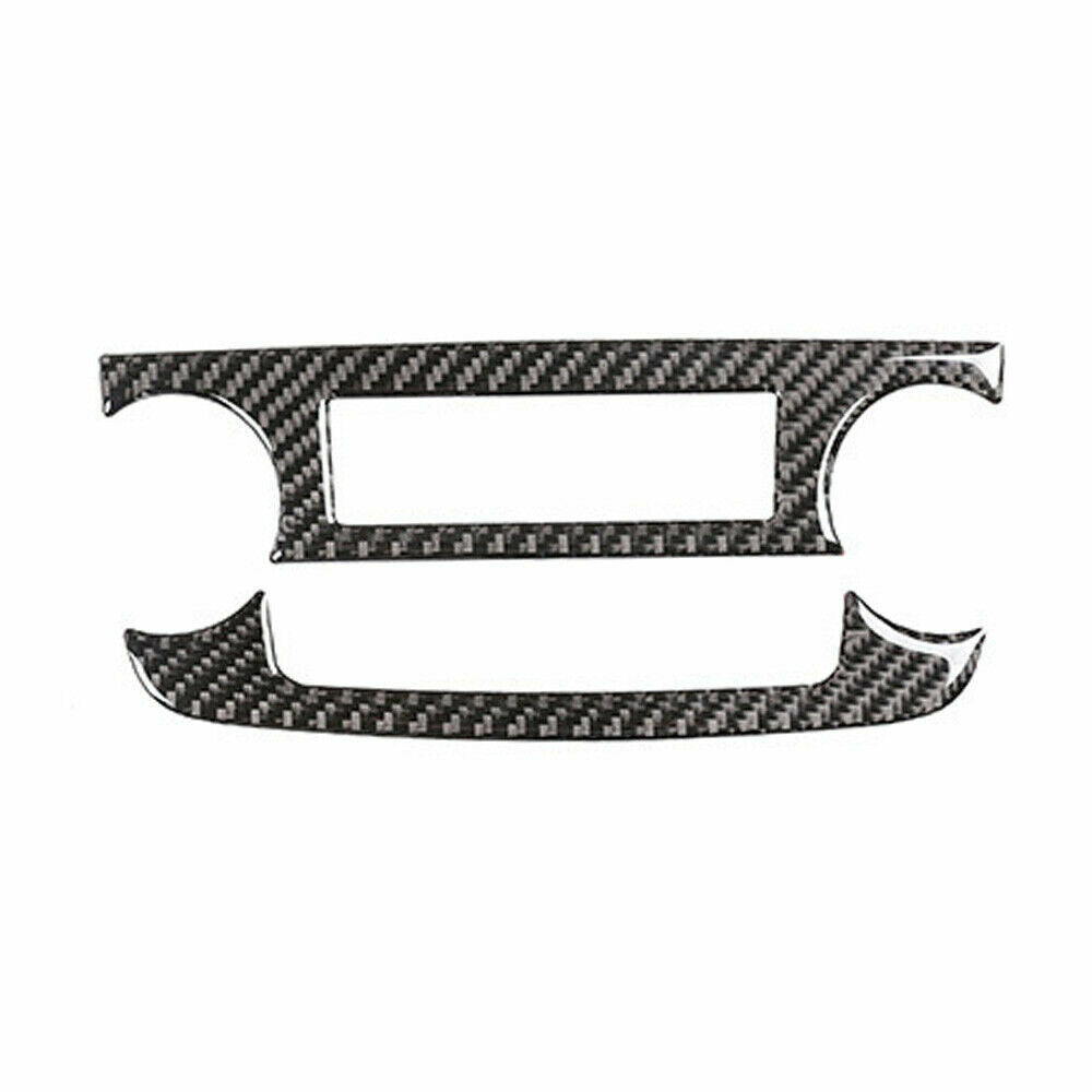 Carbon Fiber Interior Center Console Cover Trim