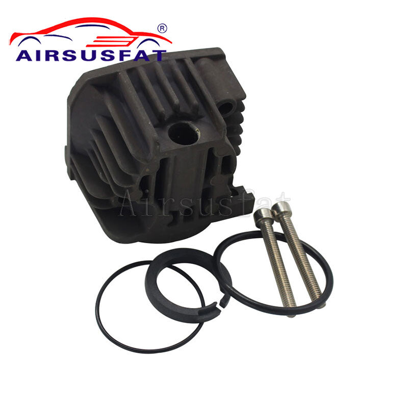 Air suspension compressor cylinder head with rings and bolts suitable for Audi Q7 A6 C6