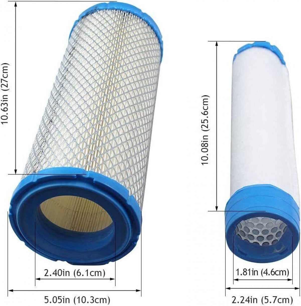 2508301-S Air Filter  2508304-S Inner for Kawasaki FX651V FD731V FD750D FD791D