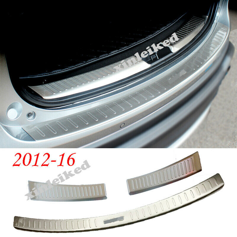 Rear Door Plate for Mazda CX-5 2012-2016 stainless Bumper Cover Scuff Sill Trim