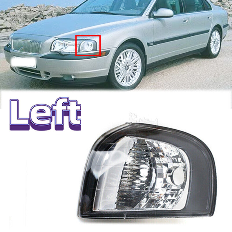Left Front Bumper Side Corner Light Corner Lamp for Volvo S80 1999-2006