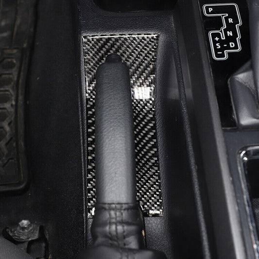 Fit for Toyota Tacoma 2016-2022 Real Carbon Fiber Handbrake Groove Decor Sticker