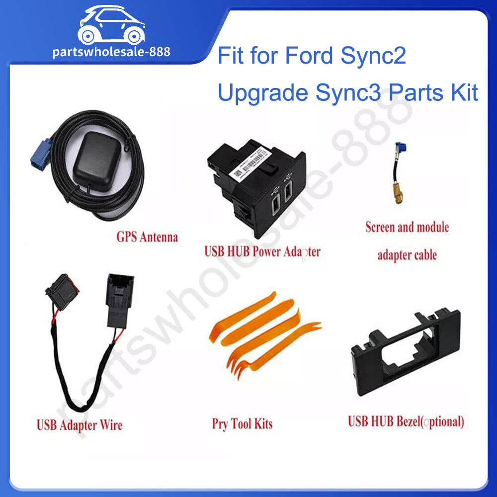 Fit for Ford Sync2 Upgrade Sync3 Parts Kit SYNC3 USB GPS LVDS Cable