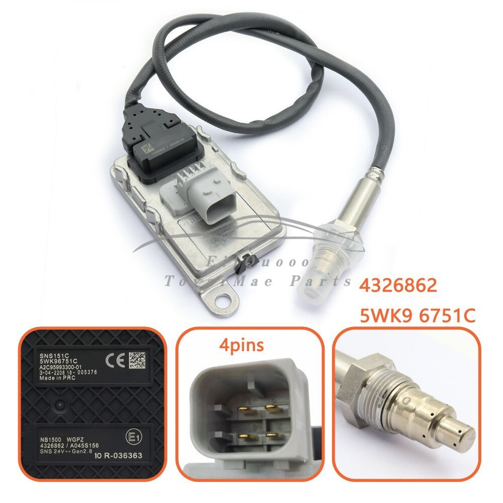 New NOX Sensor for ISX12 ISX15 MX13 6.7L 2011-2018 4326862RX 4326862
