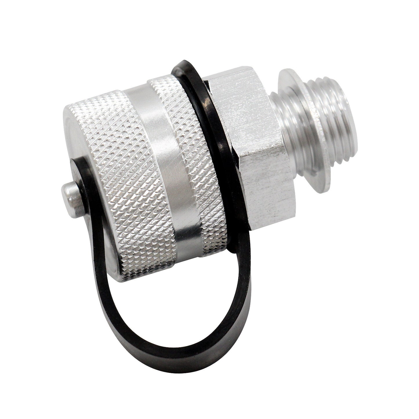 Quick Twist drain valve for M12-1.25 stainless steel drain hose accessories - no mess.