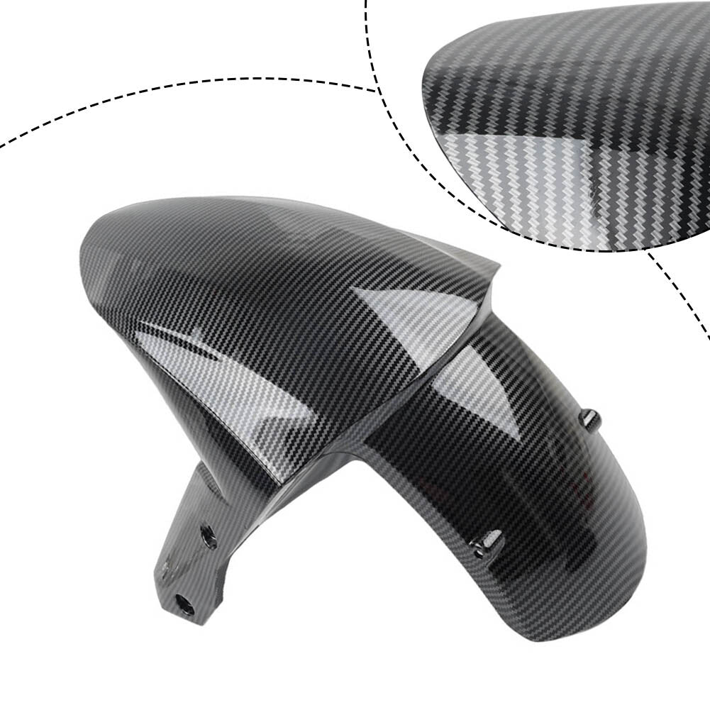 Carbon Fiber Front Tire Mudguard Splash Guard for KAWASAKI ZX-10R 2008-10