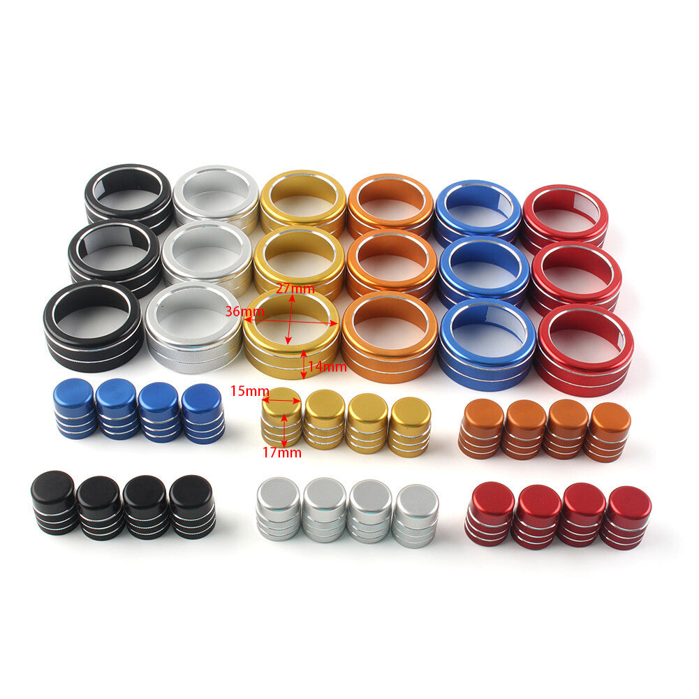 for Honda for Civic 11th 2022+ Fit CRV Central Control Switch Knob Ring Cover Trim