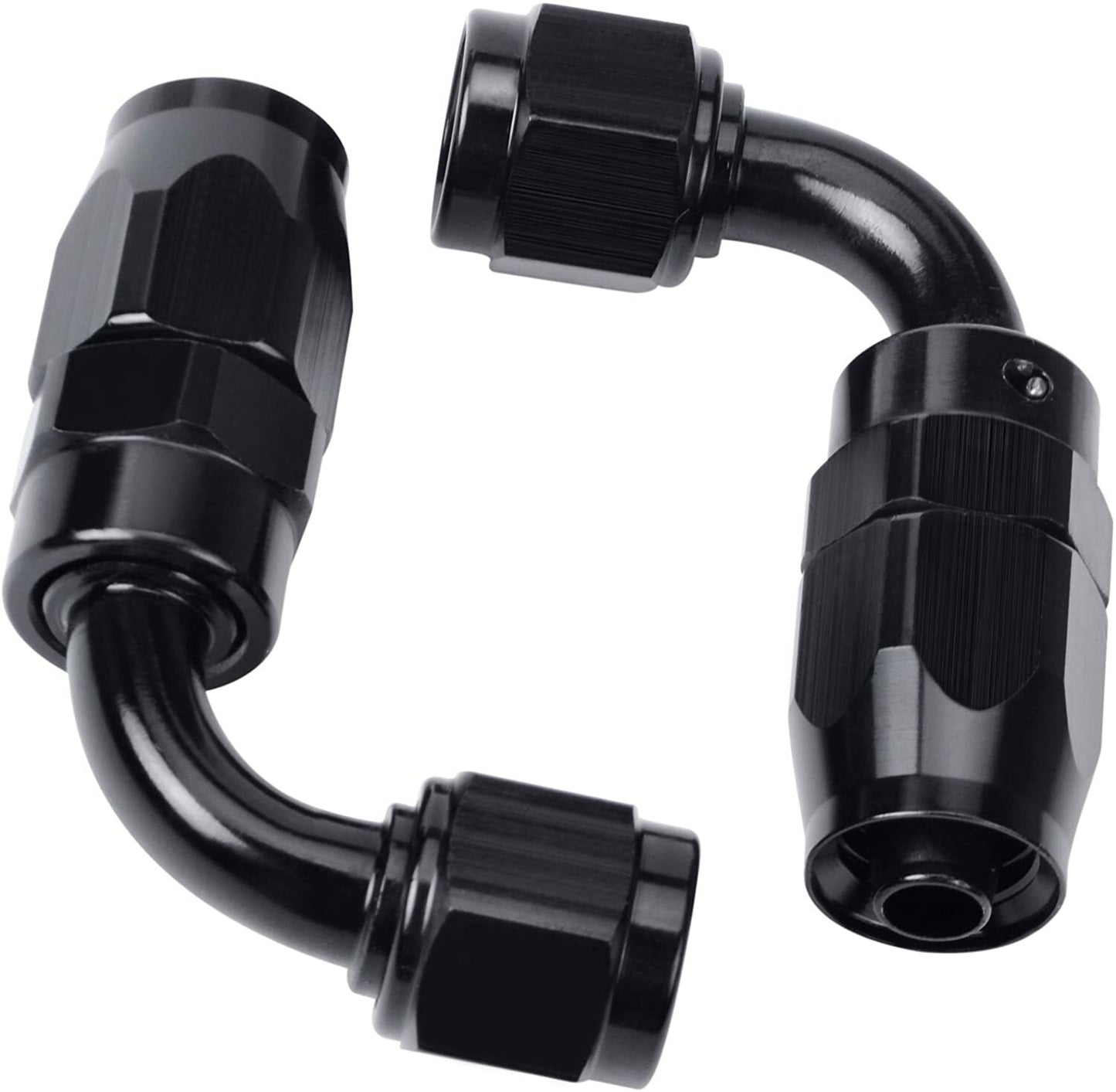16ft 6AN Black Oiled Wire 3/8 Nylon Braid + AN6 Hose End Fitting Adapter Kit
