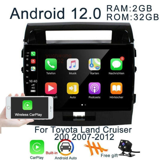 Android 8-Core Car GPS Radio Stereo DSP Carplay 32GB for Toyota for Land Cruiser 200